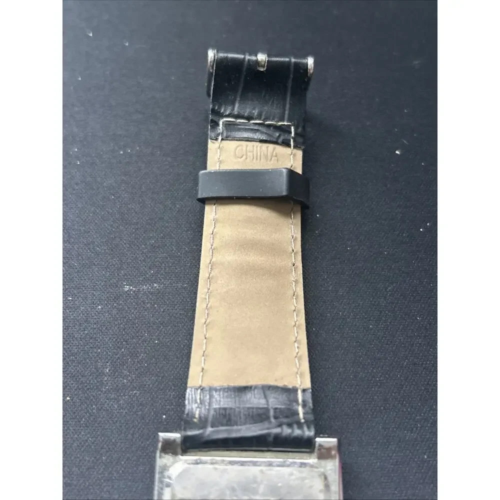 Silver Tone Black Dial And Band Women’s Quartz Watch